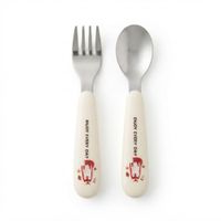 Set de Cubiertos de Acero Blanco Enjoy Every Day con Estuche