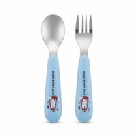 Set de Cubiertos de Acero Azul Enjoy Every Day con Estuche