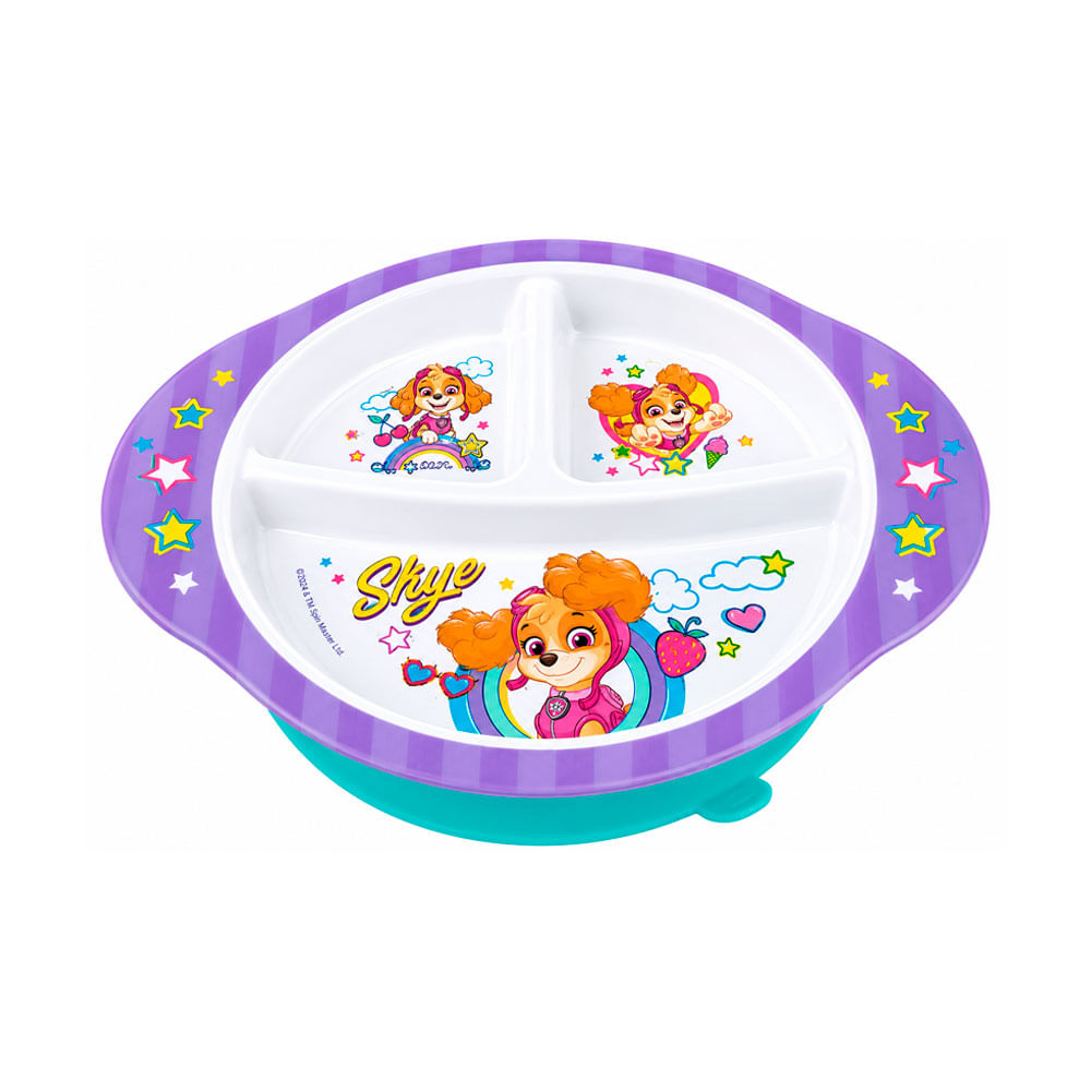 Vajilla Plato Paw Patrol Division antideslizante Scool 705339
