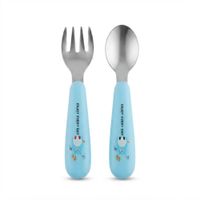 Set de Cubiertos de Acero Celeste Enjoy Every Day con Estuche