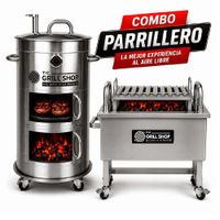 COMBO PARRILLERO ROYAL Cilindro 4 Pollos y Caja China 5 a 6 kg