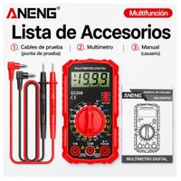 MULTIMETRO ANENG SZ308 FUNCIONES ADICIONALES