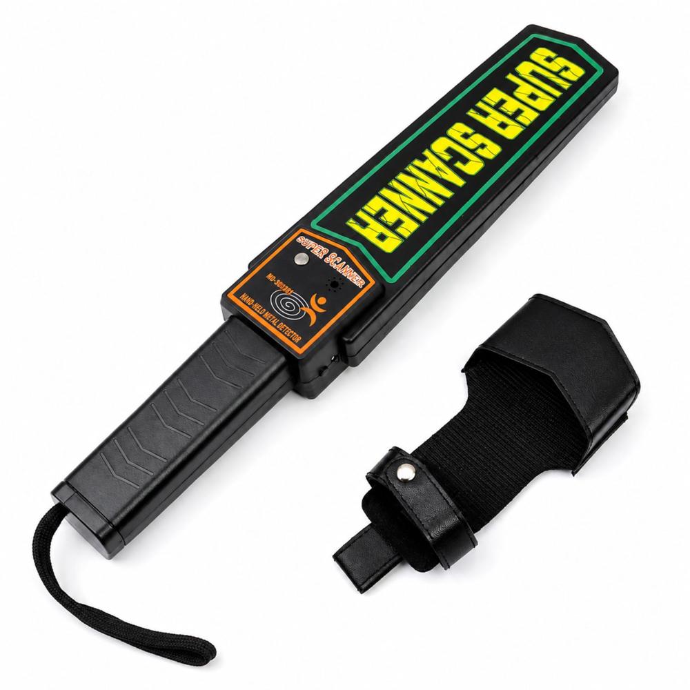 Detector de Metales Portátil Recargable - Escáner Corporal para Control de Acceso