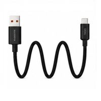 Cable Xiaomi 6A USB-A a Tipo C nylon trenzado 120W - Negro para Redmi  14C