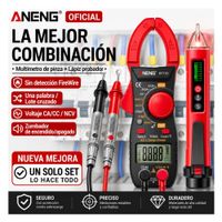 MULTIMETRO ANENG ST170 Y DETECTOR DE VOLTAJE