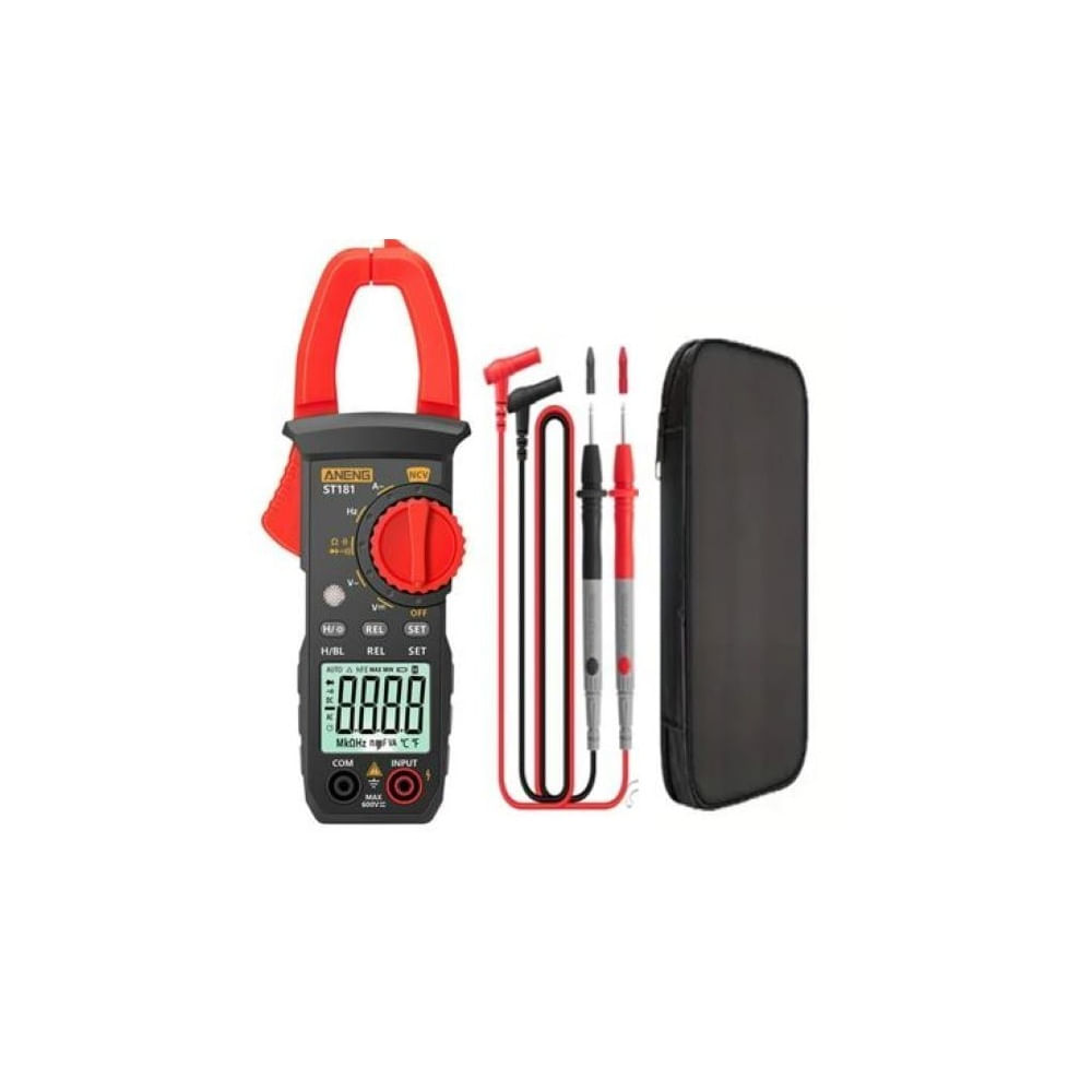 Pinza amperimétrica Multímetro ST 181 400A Negro
