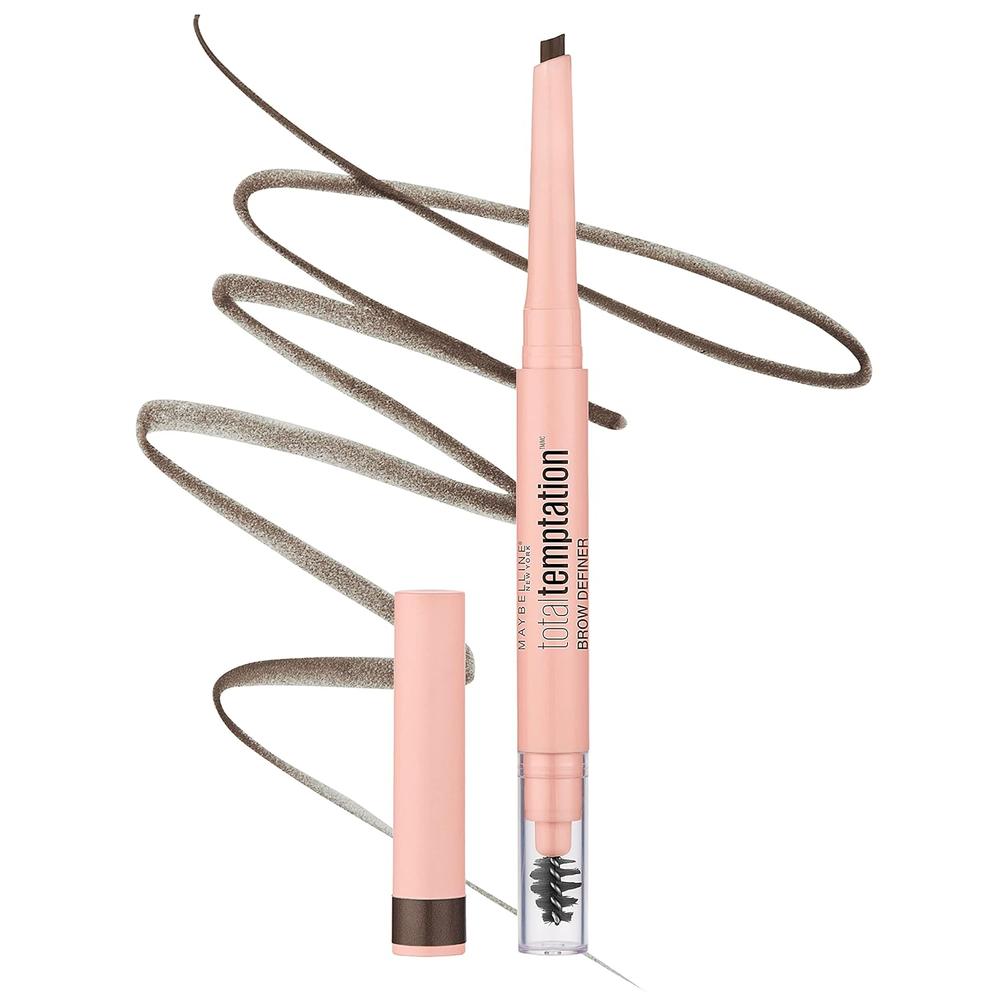 LÁPIZ DE CEJAS TOTAL TEMPTATION MAYBELLINE | MARRÓN OSCURO