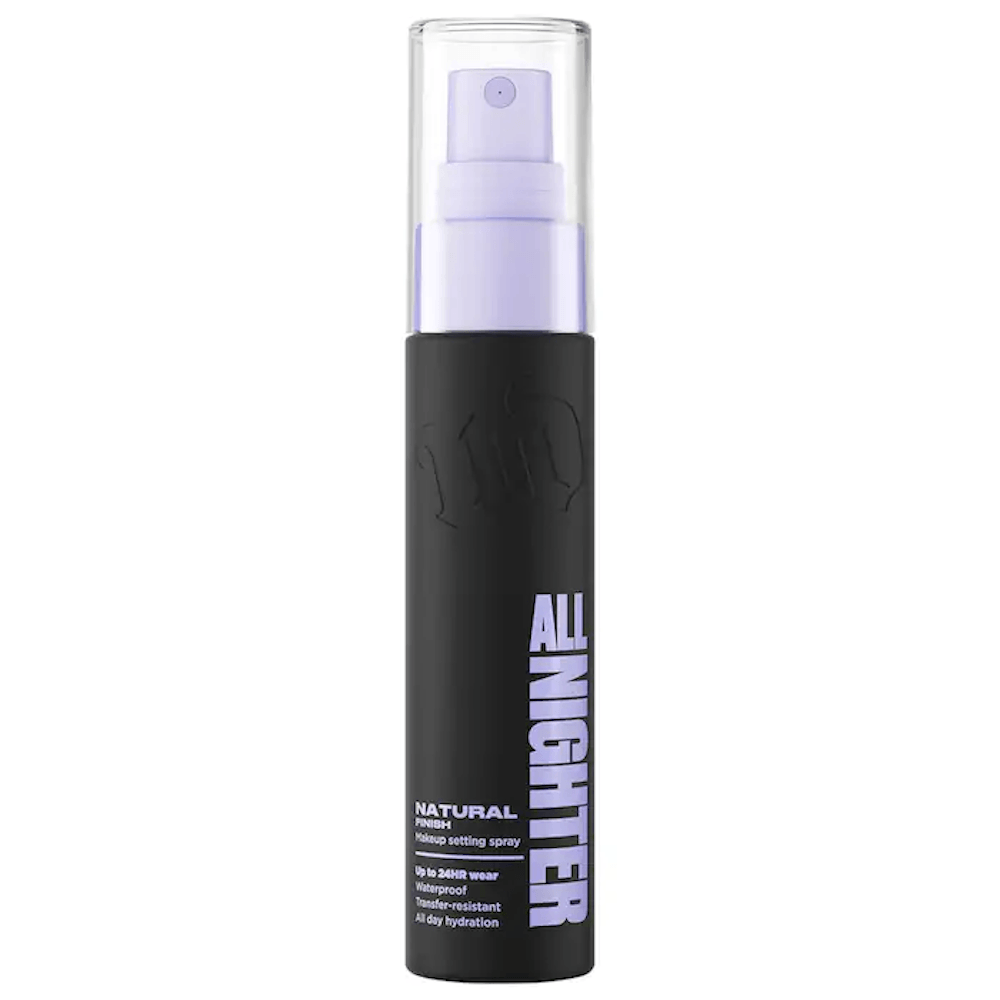 Mini spray fijador resistente al agua All Nighter 24 horas. 30 ml Blanco