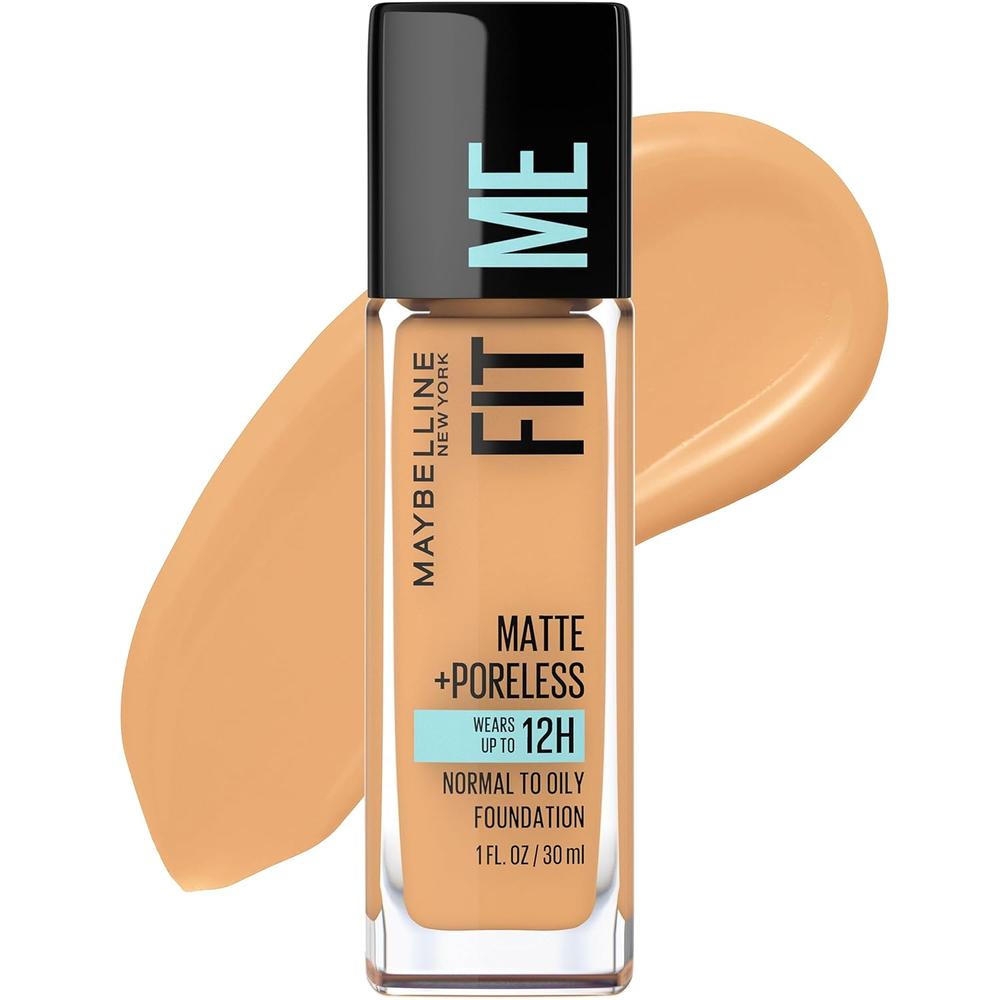 BASE DE MAQUILLAJE FIT ME MATTE + PORELESS MAYBELLINE | DORADO
