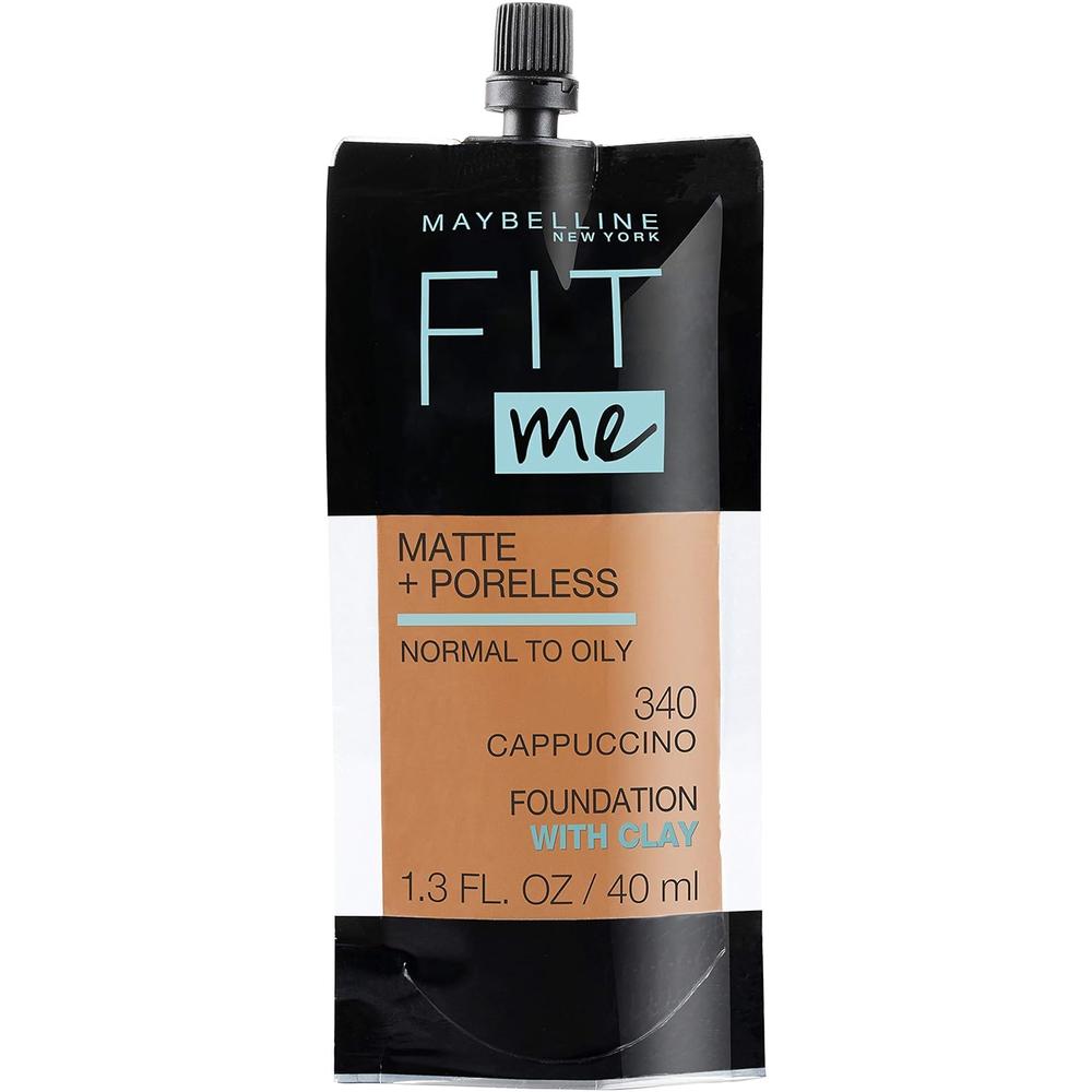 BASE LÍQUIDA FIT ME MATTE + PORELESS MAYBELLINE | TONO 340