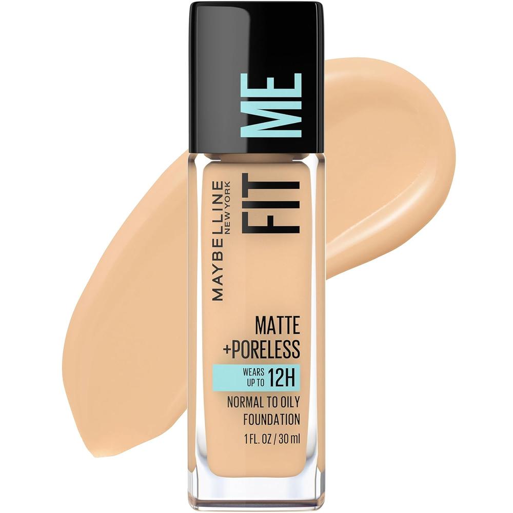BASE DE MAQUILLAJE FIT ME MATTE + PORELESS MAYBELLINE | NUDE CÁLIDO