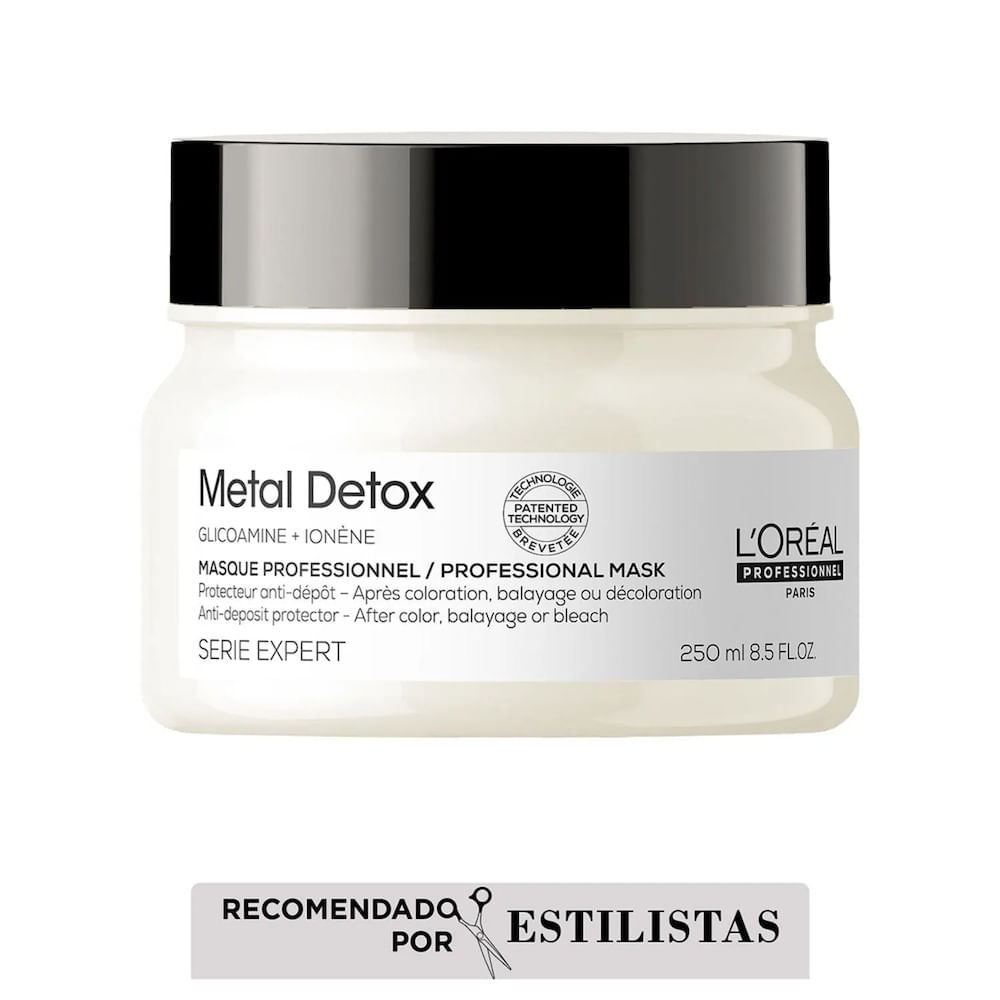 Mascarilla profesional Metal Detox Loreal professionnel 250ml