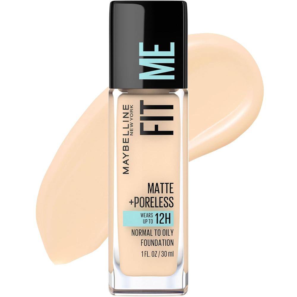 BASE DE MAQUILLAJE FIT ME MATTE + PORELESS MAYBELLINE | BEIGE CLARO