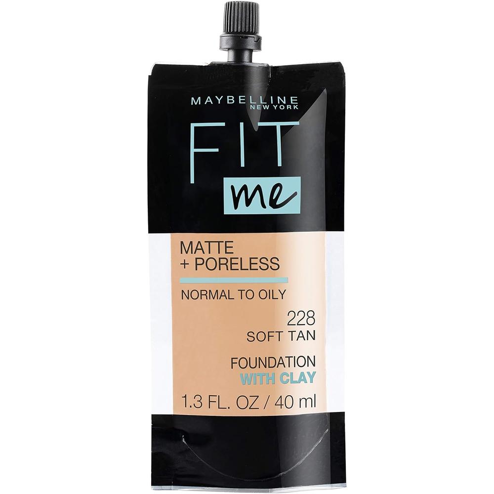 BASE LÍQUIDA FIT ME MATTE + PORELESS MAYBELLINE | TONO 228