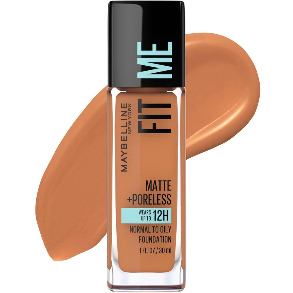 BASE DE MAQUILLAJE FIT ME MATTE + PORELESS MAYBELLINE | MARRÓN ESPECIADO