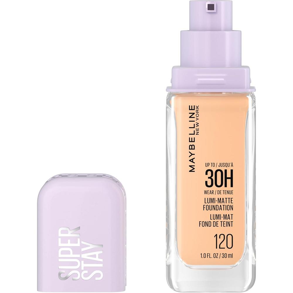 BASE LÍQUIDA SUPER STAY LUMI-MATTE MAYBELLINE | TONO 120