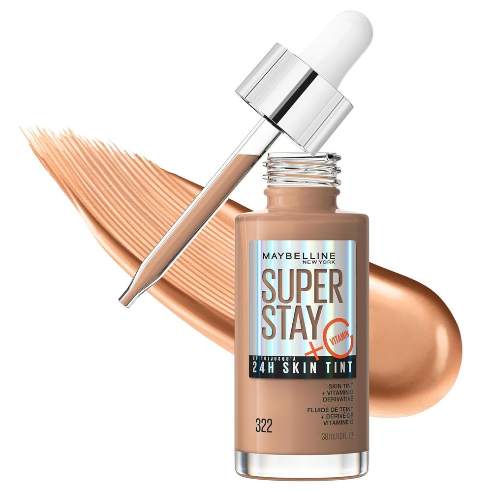 BASE LÍQUIDA SUPER STAY SKIN TINT MAYBELLINE | TONO 322