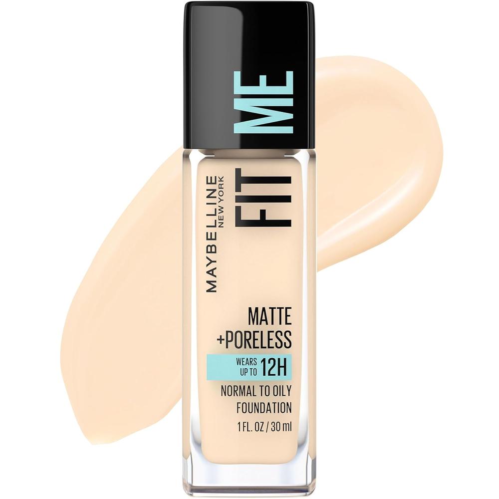 BASE DE MAQUILLAJE FIT ME MATTE + PORELESS MAYBELLINE | PORCELANA