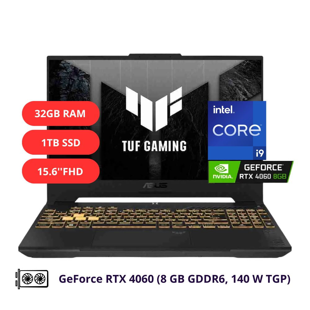 ASUS TUF Gaming FX507VV i9-13900H 32GB 1TB SSD RTX 4060 15.6 FHD W11