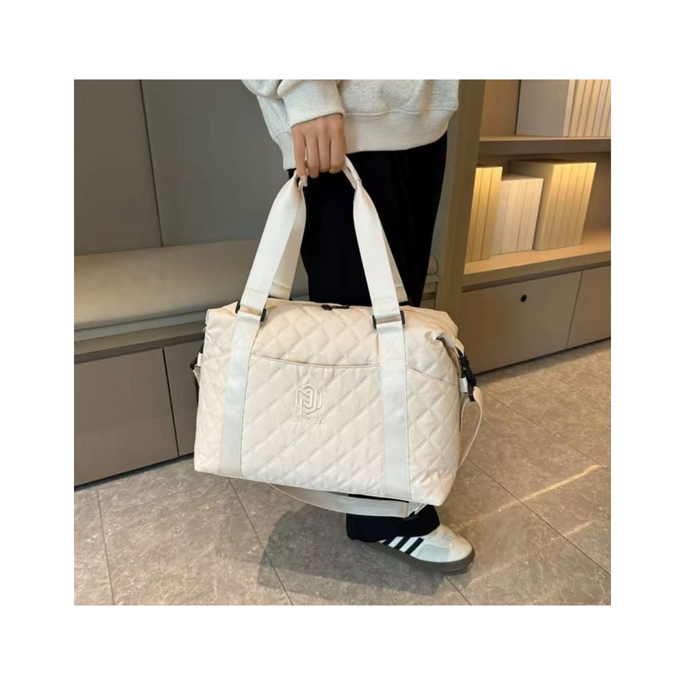 BOLSO VIAJERO MULTIFUNCIONAL NYLON OXFORD Blanco