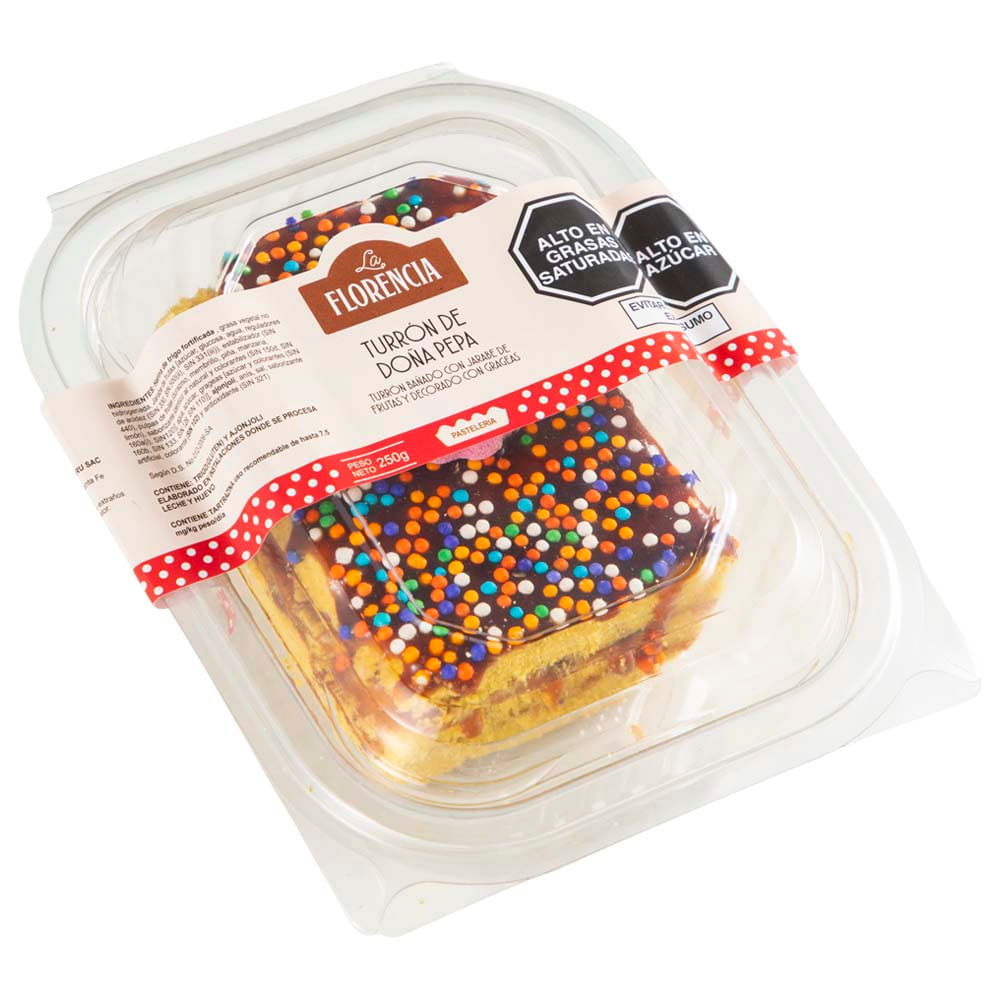Turrón Doña Pepa LA FLORENCIA Bandeja 250g