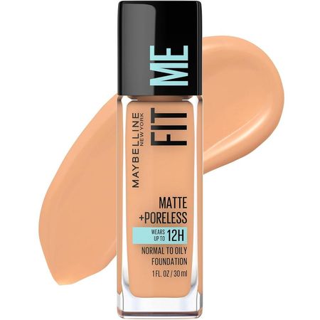 BASE DE MAQUILLAJE FIT ME MATTE + PORELESS MAYBELLINE | BRONCEADO NATURAL