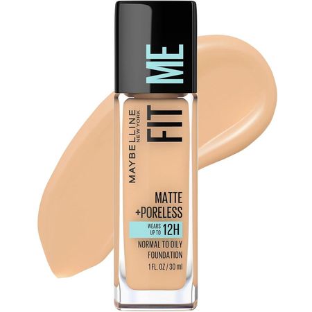 BASE DE MAQUILLAJE FIT ME MATTE + PORELESS MAYBELLINE | BEIGE NATURAL
