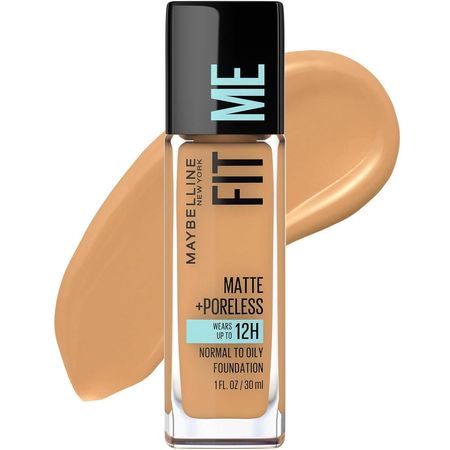 BASE DE MAQUILLAJE FIT ME MATTE + PORELESS MAYBELLINE | GOLDEN CARAMEL