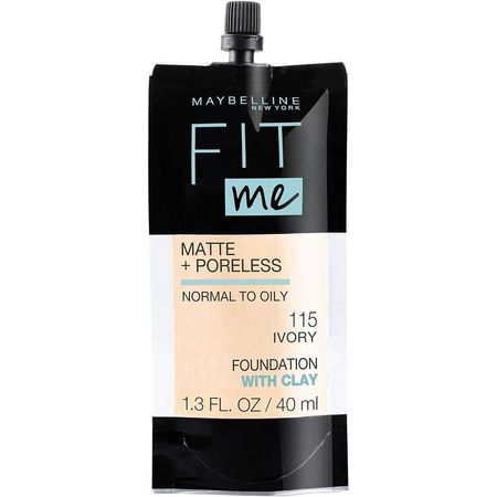 BASE LÍQUIDA FIT ME MATTE + PORELESS MAYBELLINE | TONO 115