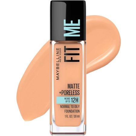 BASE DE MAQUILLAJE FIT ME MATTE + PORELESS MAYBELLINE | BEIGE CLÁSICO