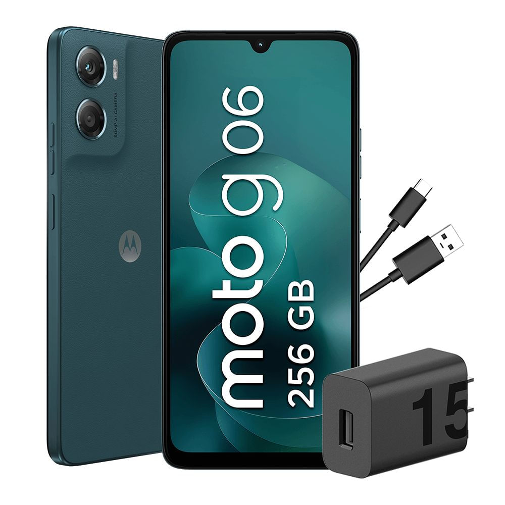 Celular Motorola Moto G06 256GB 4GB Azul