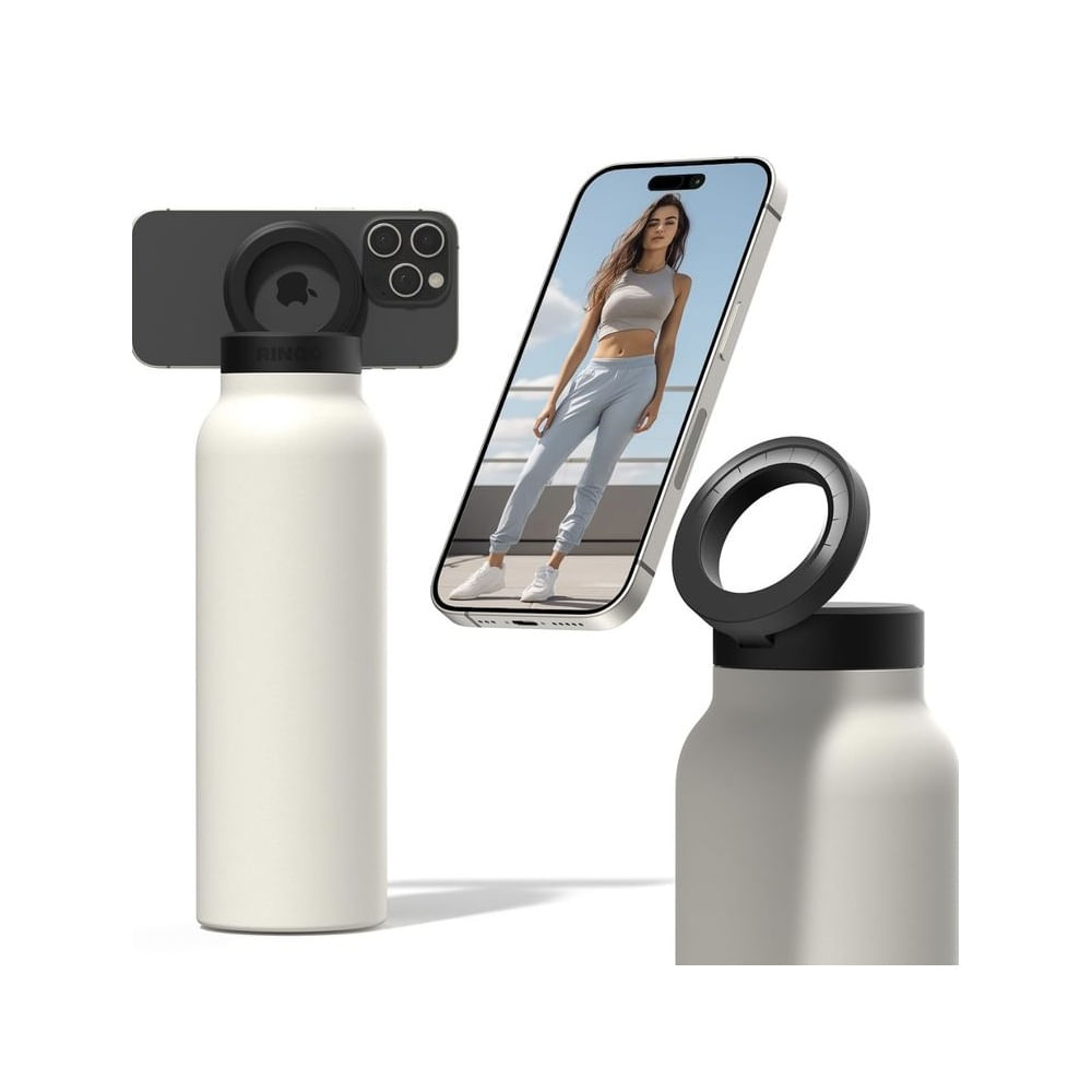 BOTELLA TOMATODO MAGSAFE TRIPODE IMANTADO BLANCO Blanco