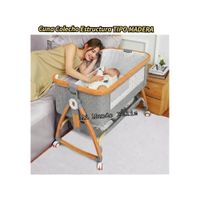 Cuna Colecho para Bebe Funcion Antireflujo 6 Niveles Tipo Madera