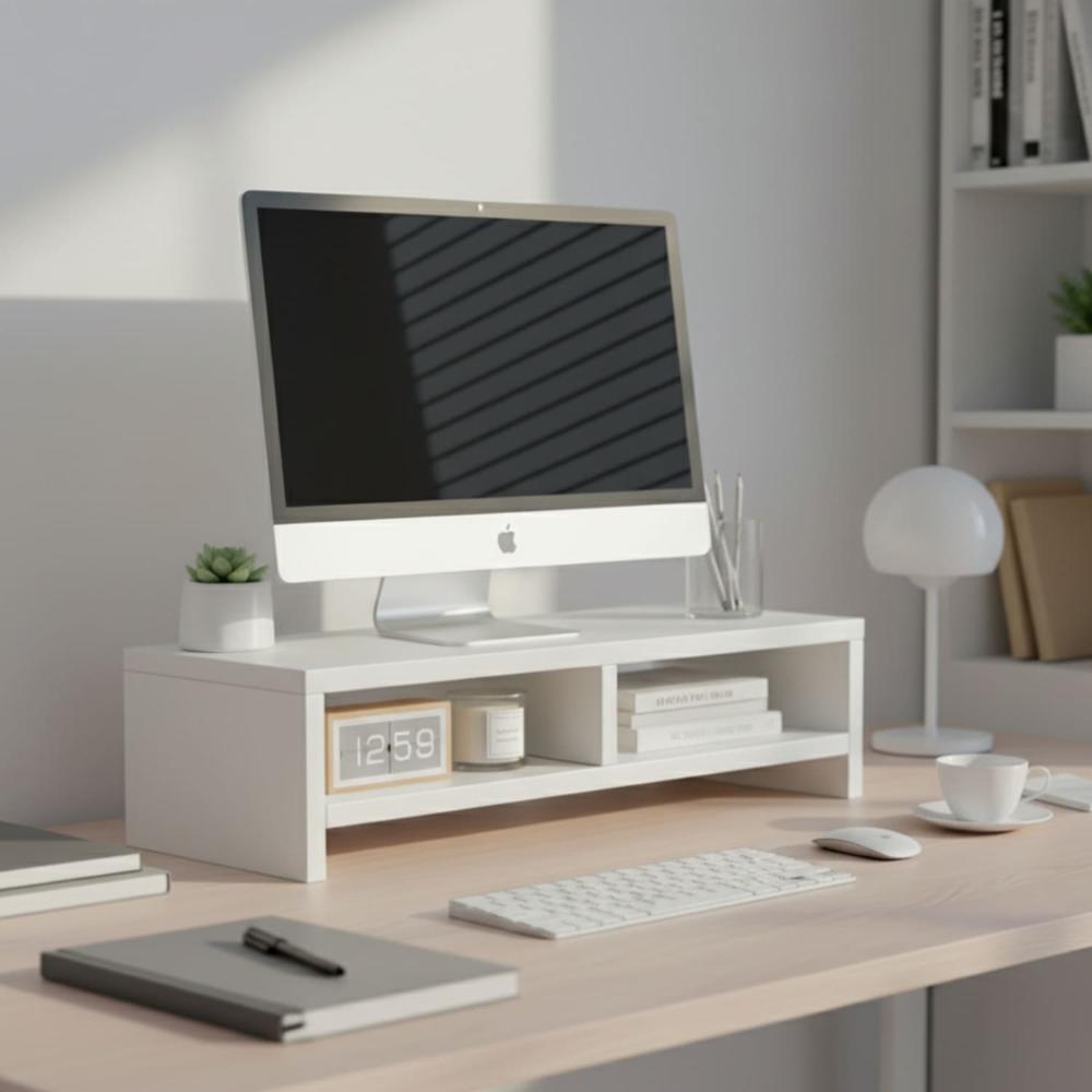 Base Soporte para Monitor Zoe Blanco Coricha Home