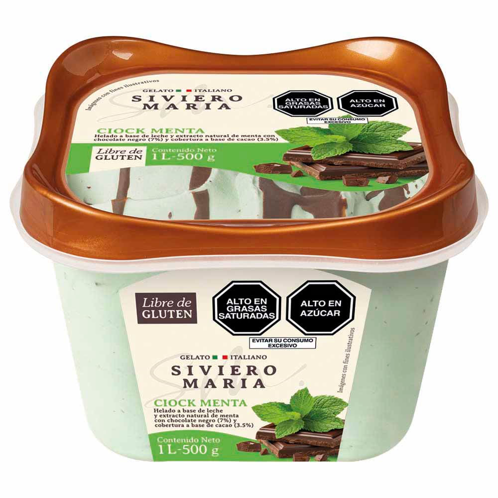 Helado SIVIERO MARIA Ciock Menta 1L
