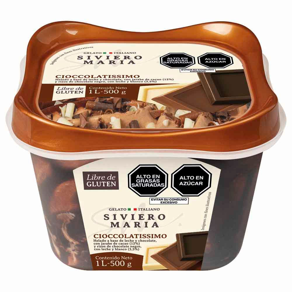 Helado SIVIERO MARIA Cioccolatissimo 1L