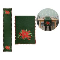 Mantel Blanco Hojas 210 x 150Cm