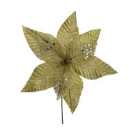 Poinsetia 9P 30 x 30 cm Dorado