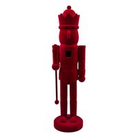 Cascanueces Rojo Velvet 36 Cm
