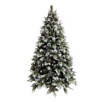 Árbol Nevado Con Piñas 210 Cm 1220 Tips