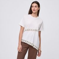 Polo Mujer Encaje Amc Manga Corta