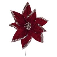 Poinsetia 9P 32 x 30 cm Rojo