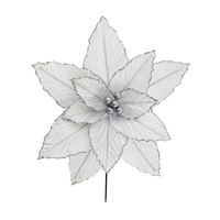 Poinsetia 12P 32 x 25 cm Blanco
