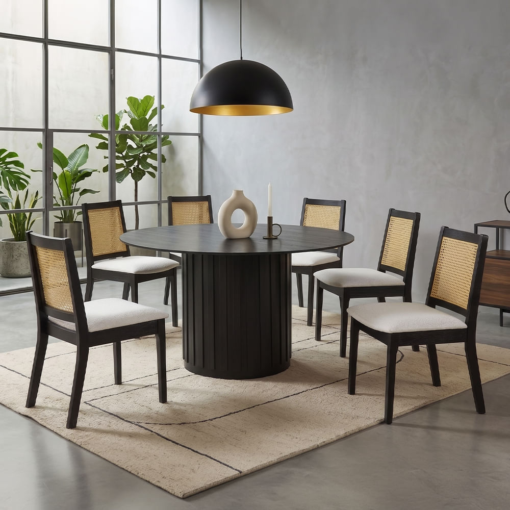 Juego de Comedor Rash 6 Sillas