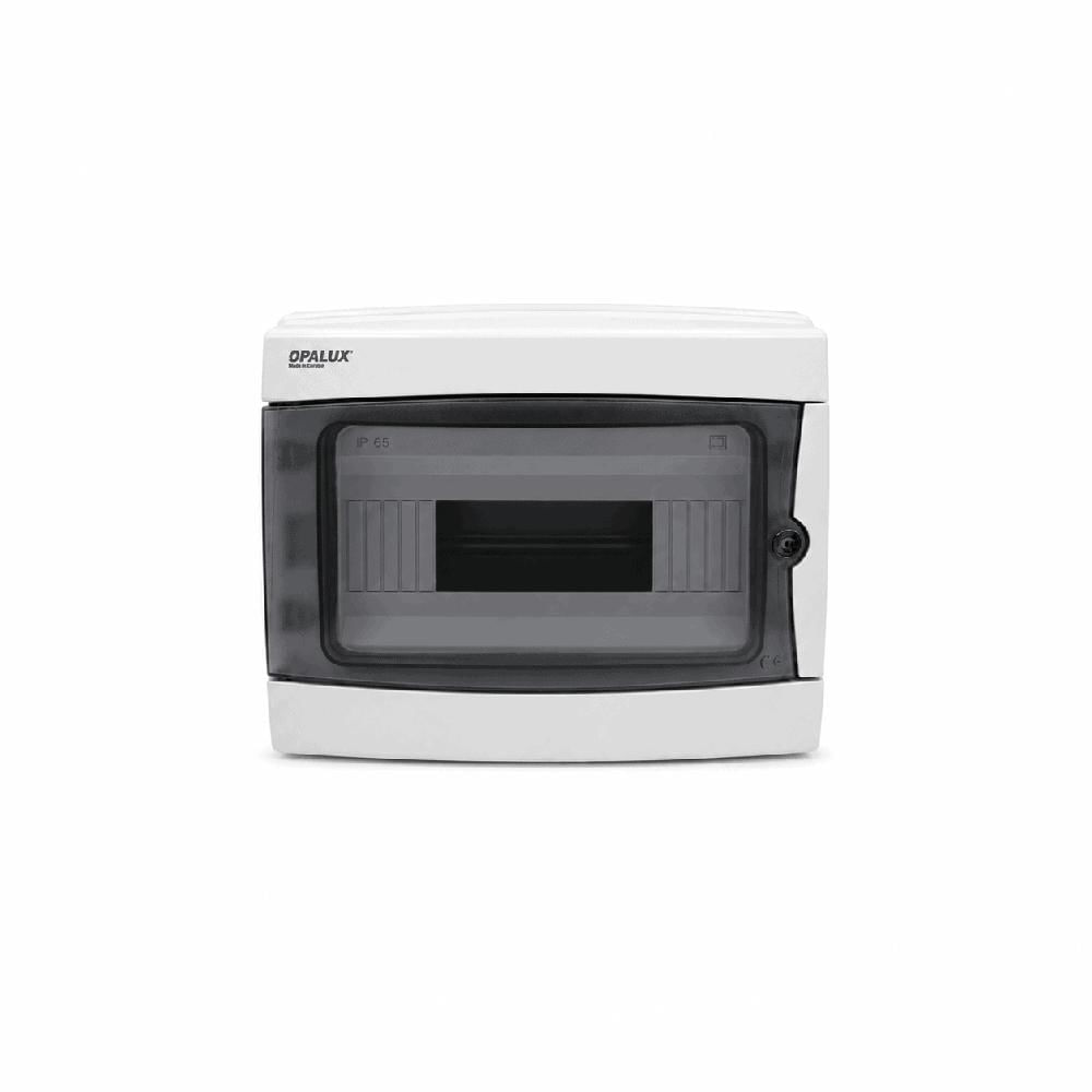 Caja Tablero Adosable 12 Polos IP65 Transparente OPALUX OP-3912-T
