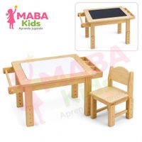 Mesa Sensorial Evolutiva mas Silla Evolutiva Montessori