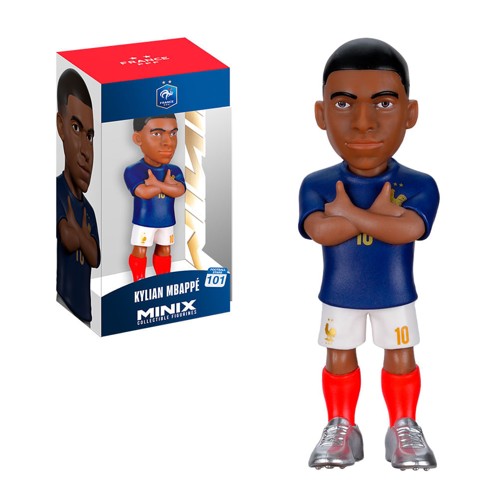 Figura Coleccionable Minix World Cup Mbappé Francia 12Cm