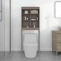 Estante Wc Bath Duo 160,8X63,2X20,1Cm Avellana