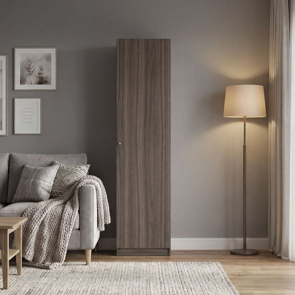 Estante 1 Puerta Home Avellana Wengue