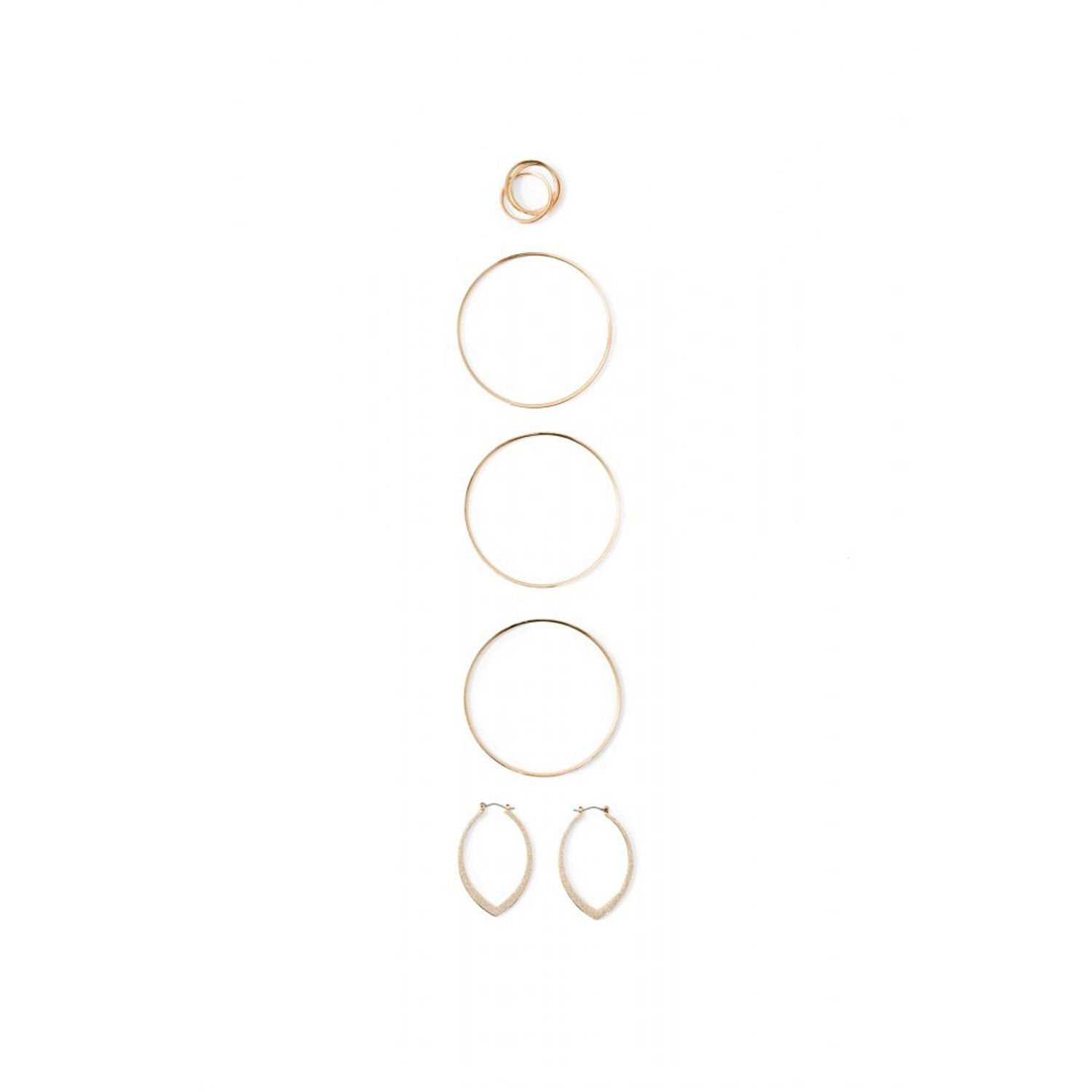 Set Mujer Sfera Maxiconjunto Purpurina Aros Oro